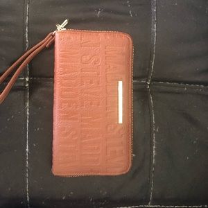 Large Steve Madden zip around wallet